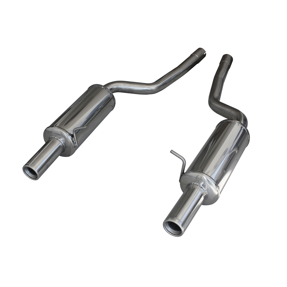 Uitlaat Inoxcar Achterdemper 1X80 rechts+links AUDI A6 Type 4B RS6 4.2i V8 450CV 2002-2004 - IC-AUA60180 - AUA6.01.80 - 3661768111840