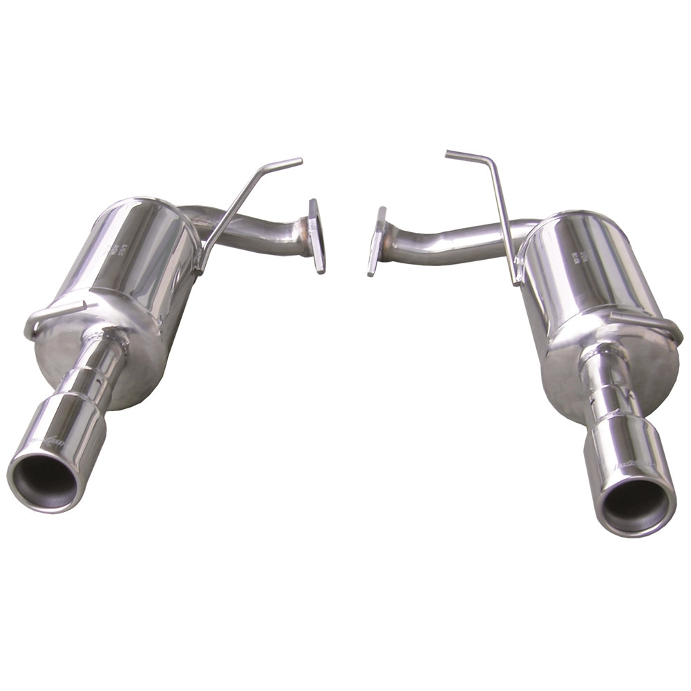 Echappement Inoxcar Silencieux Arrière 1X80 droit+gauche MAZDA 6 2.3 TURBO 16V 260CV après 2005 - IC-MAZD0180 - MAZD.01.80 - 3661768220191