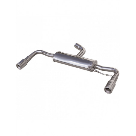 Scarico Inoxcar Silenziatore Terminale 1X80 destra+sinistra VOLKSWAGEN GOLF 6 2.0 TSI GTi (210CV) dopo il 2009