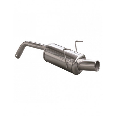 Scarico Inoxcar Silenziatore Terminale 1X80 FIAT 500 1.2 (69CV) dopo il 2007 diam 40