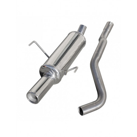 Scarico Inoxcar Silenziatore Terminale 1X80 FIAT PUNTO (Tipo 188) 1.9 JTD (86CV) 1999-2003 diam 50