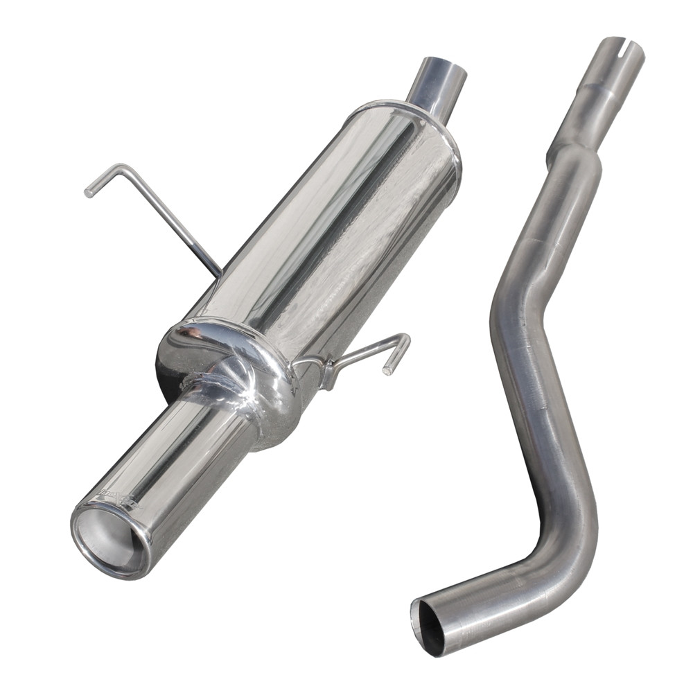 Inoxcar Exhaust Rear Silencer 1X80 FIAT PUNTO (Type 188) 1.9 JTD (86HP) 1999-2003 diam 50 - IC-FIPN1080 - FIPN.10.80 - 3661768114179