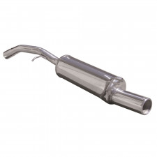 Inoxcar Exhaust Rear Silencer 1X80 FIAT STILO 1.9 MJT (120HP) after 2007 diam 52