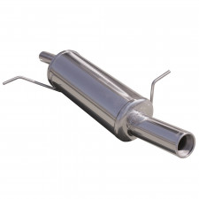 Scarico Inoxcar Silenziatore Terminale 1X80 FORD FIESTA 6° serie (‘08) 1.6 16V (120CV) dopo il 2009 diam 48