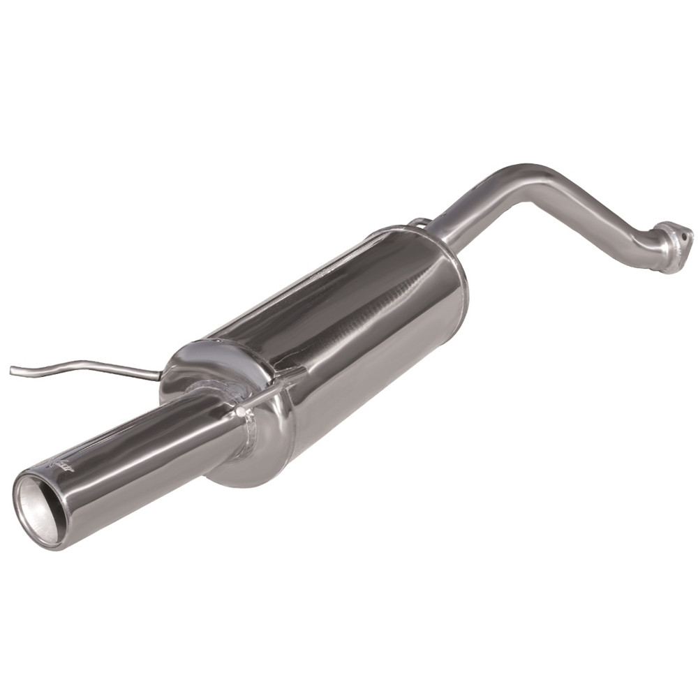 Uitlaat Inoxcar Achterdemper 1X80 MG ZR 100 TD 101CV 2001-2003 - IC-MGZR0380 - MGZR.03.80 - 3661768237045