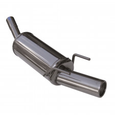 Echappement Inoxcar Silencieux Arrière 1X80 OPEL CORSA B 1.6 16V GSI 106CV 1994-2000 diam 45
