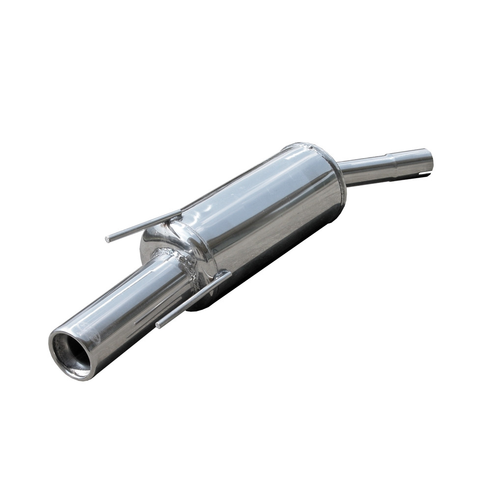 Inoxcar Exhaust Rear Silencer 1X80 OPEL TIGRA A 1.6 16V (106HP) 1994-1997 diam 45 - IC-OPTI0280 - OPTI.02.80 - 3661768297612