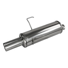Inoxcar geluiddemper voorzijde 1X80 PEUGEOT 106 1er serie TYPE 1C 1.6 88CV avant 1996 - IC-PE1060680 - PE106.06.80 - 3661768314661