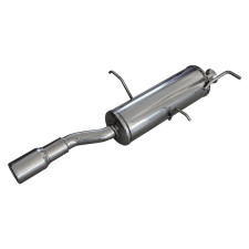 Uitlaat Inoxcar Achterdemper 1X80 PEUGEOT 306 2.0 16V CABRIO 133PK na 1997 - IC-PE3060980 - PE306.09.80 - 3661768330289