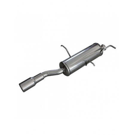 Echappement Inoxcar Silencieux Arrière 1X80 PEUGEOT 306 2.0 16V CABRIO 133CV après 1997