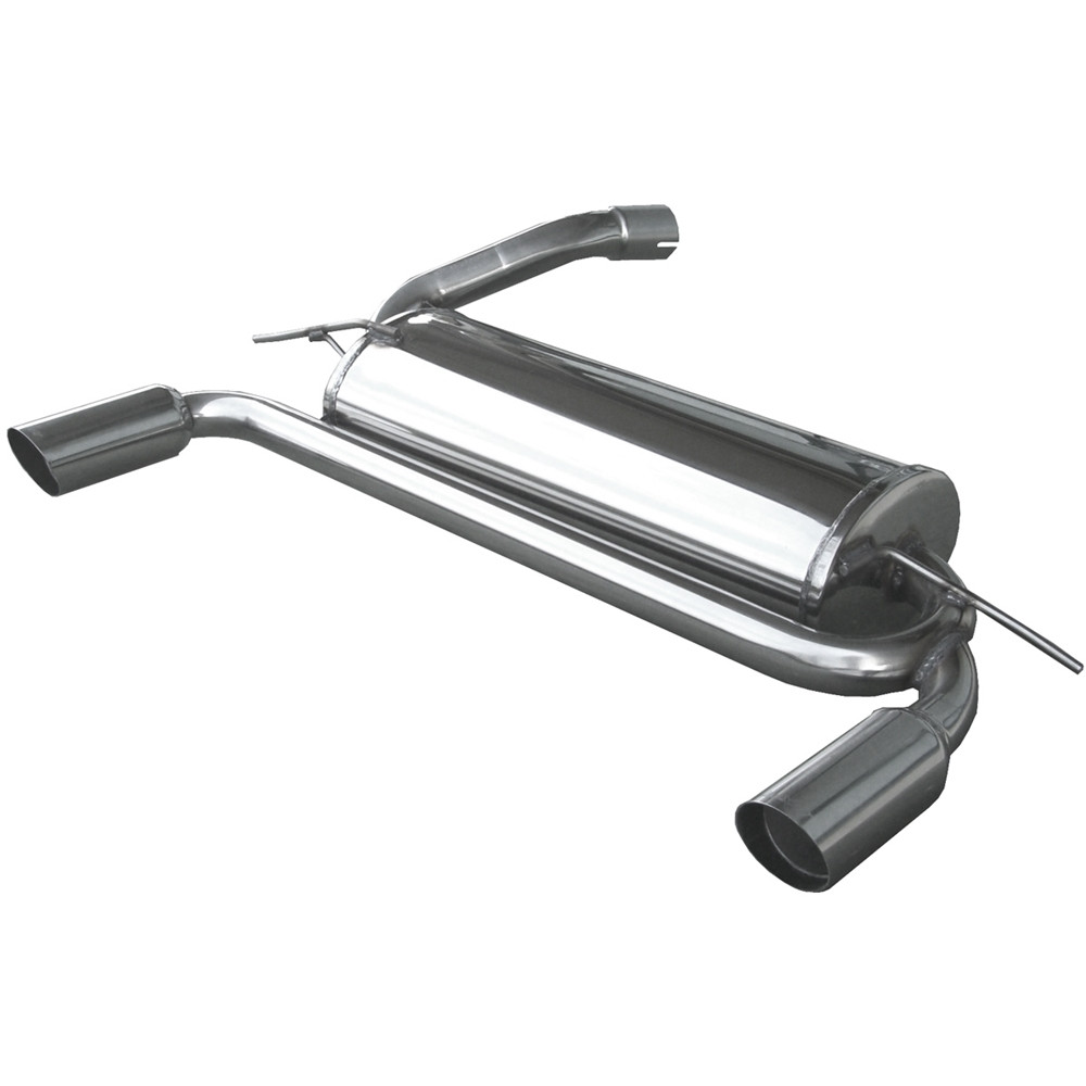 Inoxcar Exhaust Rear Silencer 1X80 RACING right+left FORD FOCUS Mk2 2.5T 20V ST (225HP) after 2006 diam 60 - IC-FOFO07RA - FOFO.07.RA - 3661768906187
