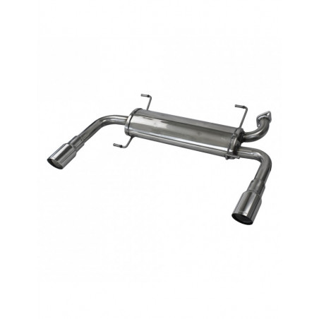 Inoxcar Exhaust Rear Silencer 1X80 RACING right+left SUZUKI SWIFT 1.6 VVT SPORT (136HP) after 2012