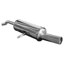 Uitlaat Inoxcar Achterdemper 1X80 RENAULT CLIO 3 1.4 16V 98CV na 2005 diam 45 - IC-RECL1980 - RECL.19.80 - 3661768398302