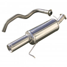 Scarico Inoxcar Silenziatore Terminale 1X80 SEAT IBIZA (Tipo 6K) 1.4 16V (101CV) 2000-2002 diam 45