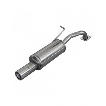 Scarico Inoxcar Silenziatore Terminale 1X80 TOYOTA YARIS 1.0 (69cv) dopo il 2011