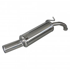 Echappement Inoxcar Silencieux Arrière 1X80 TOYOTA YARIS 1.5 TS Turbo 105CV 2003-2005