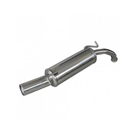 Scarico Inoxcar Silenziatore Terminale 1X80 TOYOTA YARIS 1.5 TS Turbo (105CV) 2003-2005