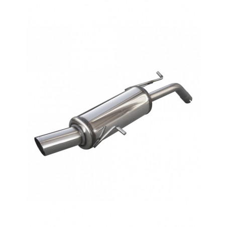Inoxcar Exhaust Rear Silencer 1X90 RALLY PEUGEOT 207 CC 1.6 16V (120HP) after 2007