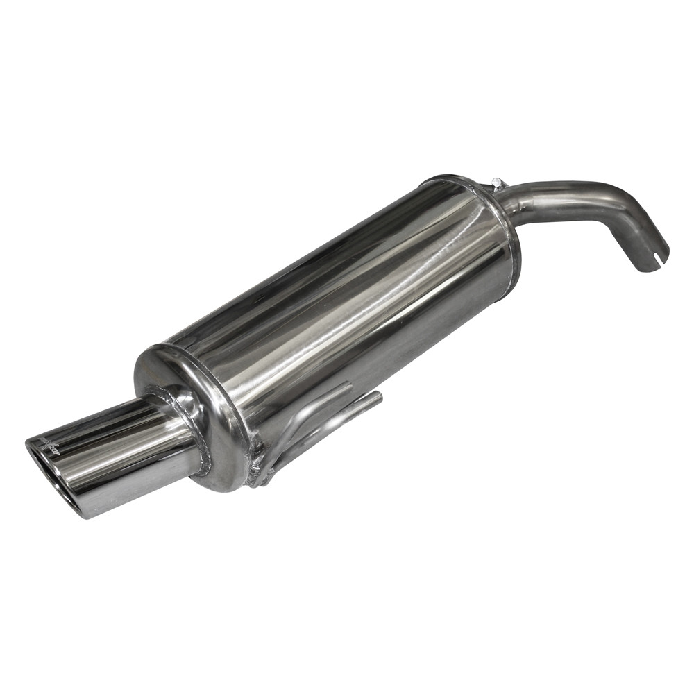 Achterdemper Inoxcar 1x90 X-RACE Mitsubishi Colt CZT 1.5 Turbo 150pk na 2005 - IC-MICZT01XR90 - MICZT.01.XR90 - 3661768261354