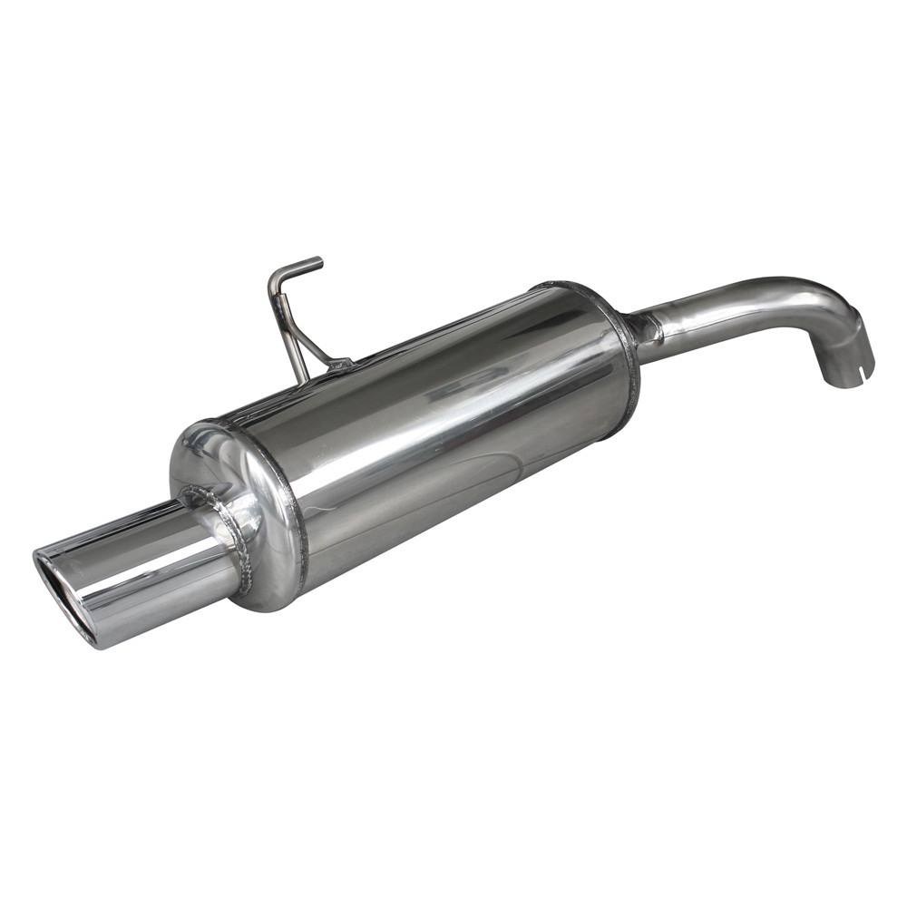 Sistem de evacuare Inoxcar, amortizor de zgomot spate 1X90 X-RACE RENAULT CLIO 2 RS 2.0 faza 1 172CV 2000-2001 diametru 54 - IC-RECL12XR90 - RECL.12.XR90 - 3661768337646