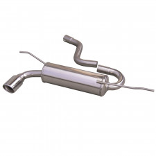Inoxcar Exhaust Rear Silencer 1X90 X-RACE VOLKSWAGEN GOLF 5 1.9 TDI (105HP) after 2004 diam 55