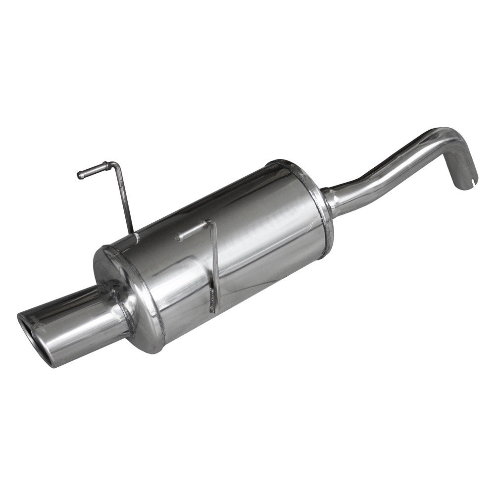 Inoxcar Exhaust Rear Silencer 1X90X70 FIAT 500 1.3 MJET (75HP) after 2007 diam 42 - IC-FICQ0490 - FICQ.04.90 - 3661768113479