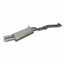 Echappement Inoxcar Silencieux Arrière 2X70 RACING BMW E30 325i - 325iX