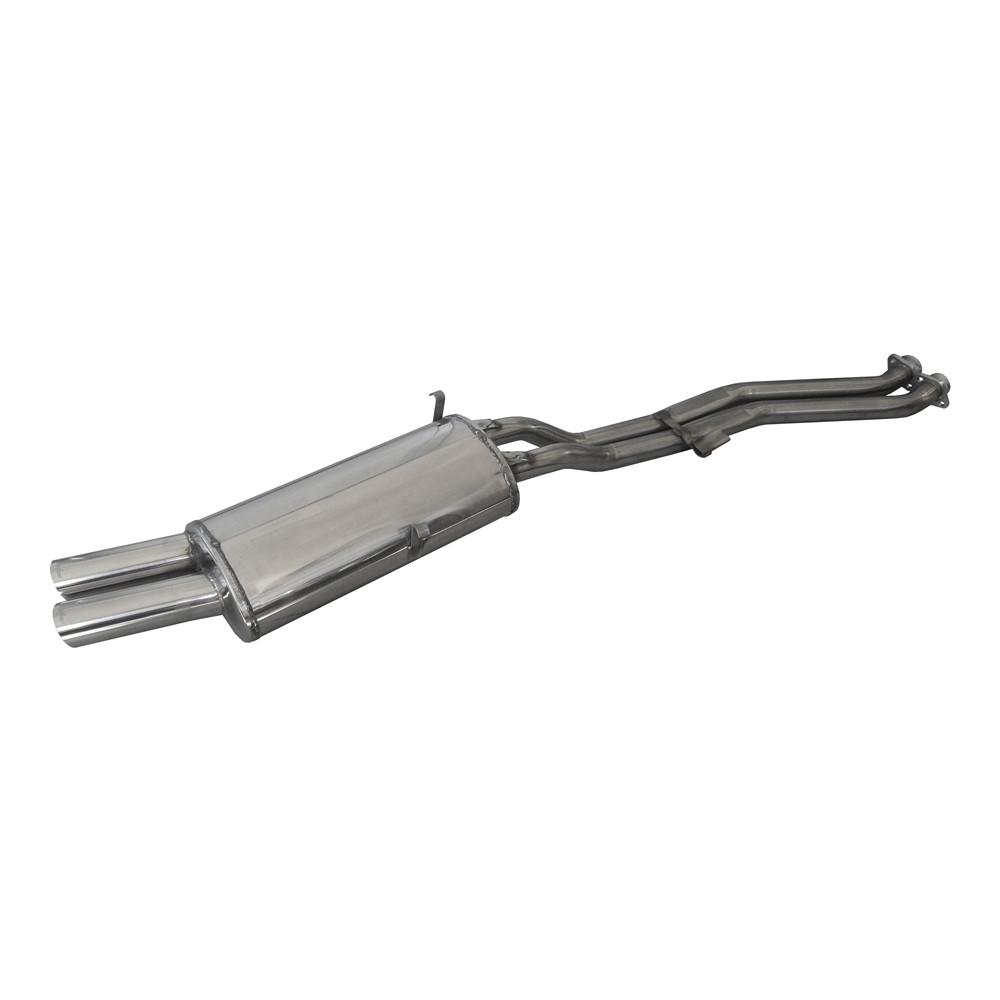 Sistem de evacuare Inoxcar, amortizor de zgomot spate 2X70 RACING pentru BMW E30 325i - 325iX - IC-OVBM2270 - OVBM.22.70 - 3661768102695