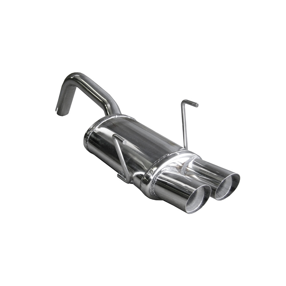 Scarico Inoxcar Silenziatore Terminale 2X70 RACING FIAT 500 1.4 16V (100CV) dopo il 2007 diam 48 - IC-FICQ0270 - FICQ.02.70 - 3661768113394