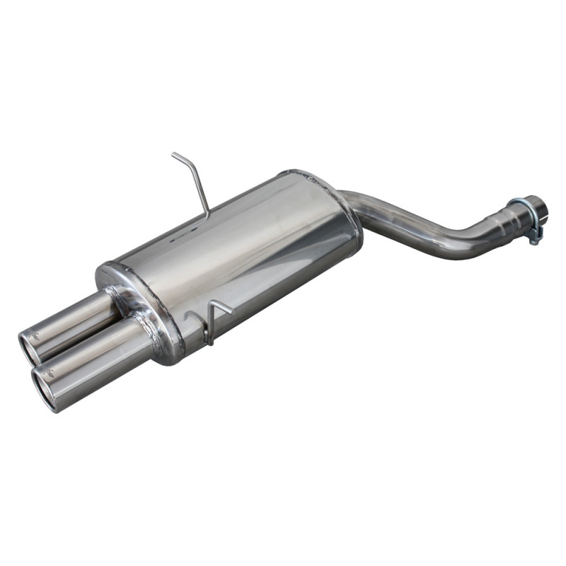 Uitlaat Inoxcar Achterdemper 2X76 BMW E46 323i-Ci-Xi 170CV / 328 Ci 193CV 1998-2000 diam 65 - IC-OVBM1376 - OVBM.13.76 - 3661768308615
