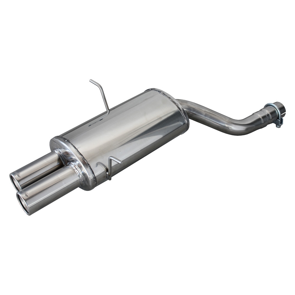 Echappement Inoxcar Silencieux Arrière 2X76 BMW E46 323i-Ci-Xi 170CV / 328 Ci 193CV 1998-2000 diam 65 - IC-OVBM1376 - OVBM.13.76 - 3661768308615