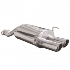 Scarico Inoxcar Silenziatore Terminale 2X76 RACING HONDA JAZZ 1.4 (83CV) dopo il 2001