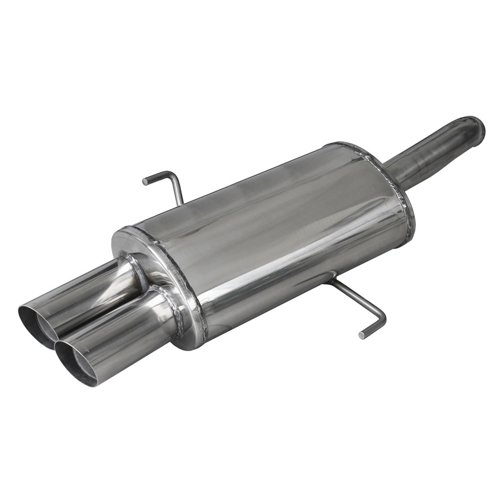 Sistem de evacuare Inoxcar, amortizor de zgomot spate 2X80 RACING ALFA ROMEO 156 2.5 V6 192CV, modelele fabricate după 1997, dia - IC-OVAL03RA - OVAL.03.RA - 3661768301050