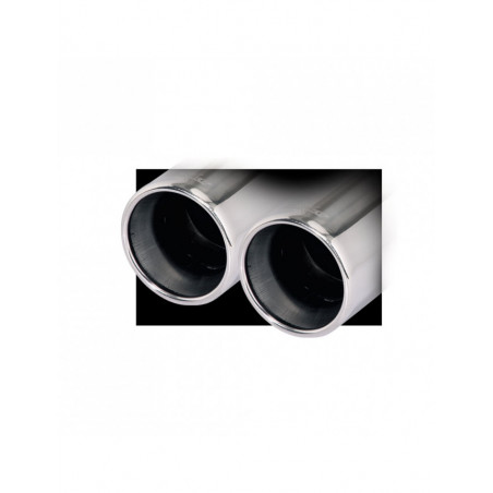 Inoxcar Exhaust Rear Silencer 2X80 AUDI A3 (Type 8L) 1.9 TDI (130HP) before 2003 diam 55