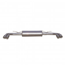 Scarico Inoxcar Silenziatore Terminale 2X80 destra+sinistra BMW X5 (Tipo E70) 3.0D (235CV) dopo il 2007