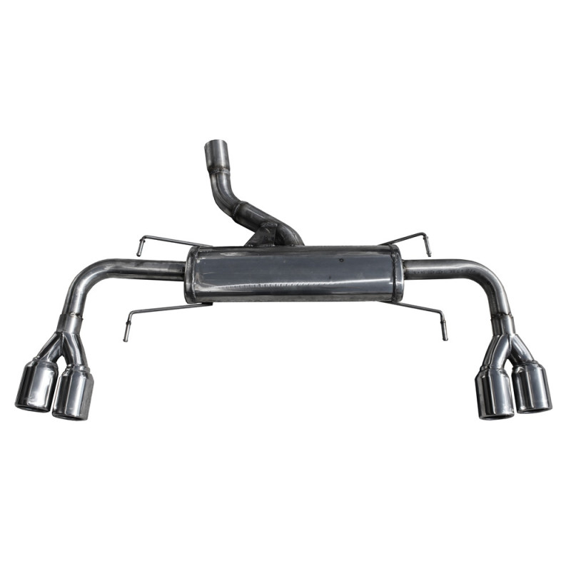 Uitlaat Inoxcar Achterdemper 2X80 rechts+links OPEL GT 2.0 16V TURBO 264pk na 2007 - IC-OPGT0180 - OPGT.01.80 - 3661768297117