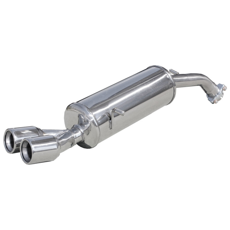 Uitlaat Inoxcar Achterdemper 2X80 PEUGEOT 208 1.6 16V TURBO GTi 200pk na 2013 - IC-PE20801D8 - PE208.01.D8 - 3661768398067