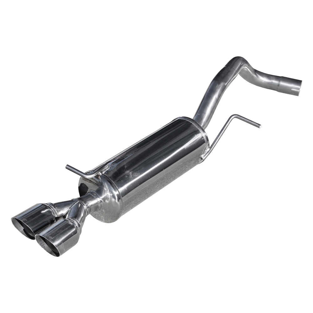 Inoxcar Exhaust Rear Silencer 2X80 RACING AUDI A1 (Type 8X) 1.4 TFSi SPORT (185HP) after 2011 diam 55 - IC-AUA101RA - AUA1.01.RA - 3661768617519