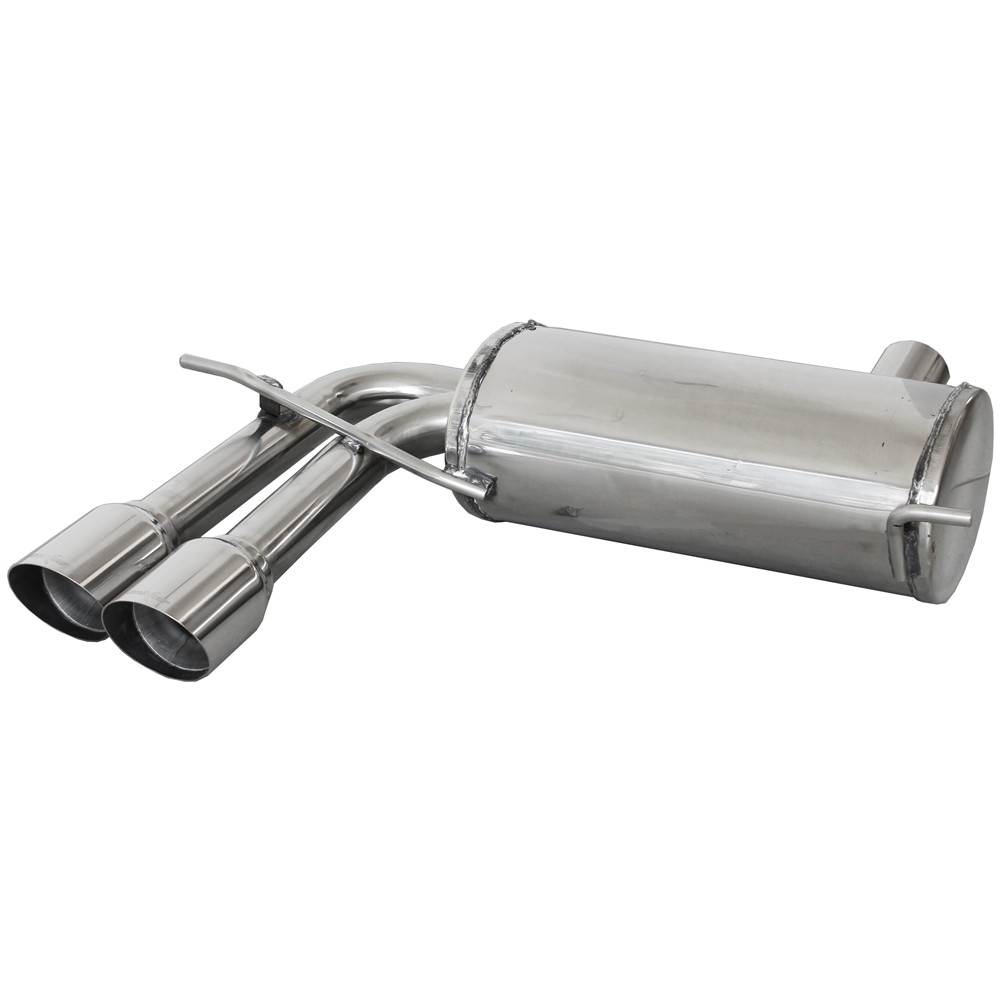Inoxcar Exhaust Rear Silencer 2X80 RACING AUDI A3 (Type 8P) S3 2.0 TFSI (265HP) after 2006 diam 65 - IC-OVAU12RA - OVAU.12.RA - 3661768304846