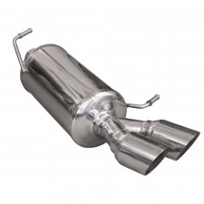 Inoxcar Exhaust Rear Silencer 2X80 RACING AUDI A4 (Type 8K) B10 2.0 TFSi 4WD (211HP) after 2008
