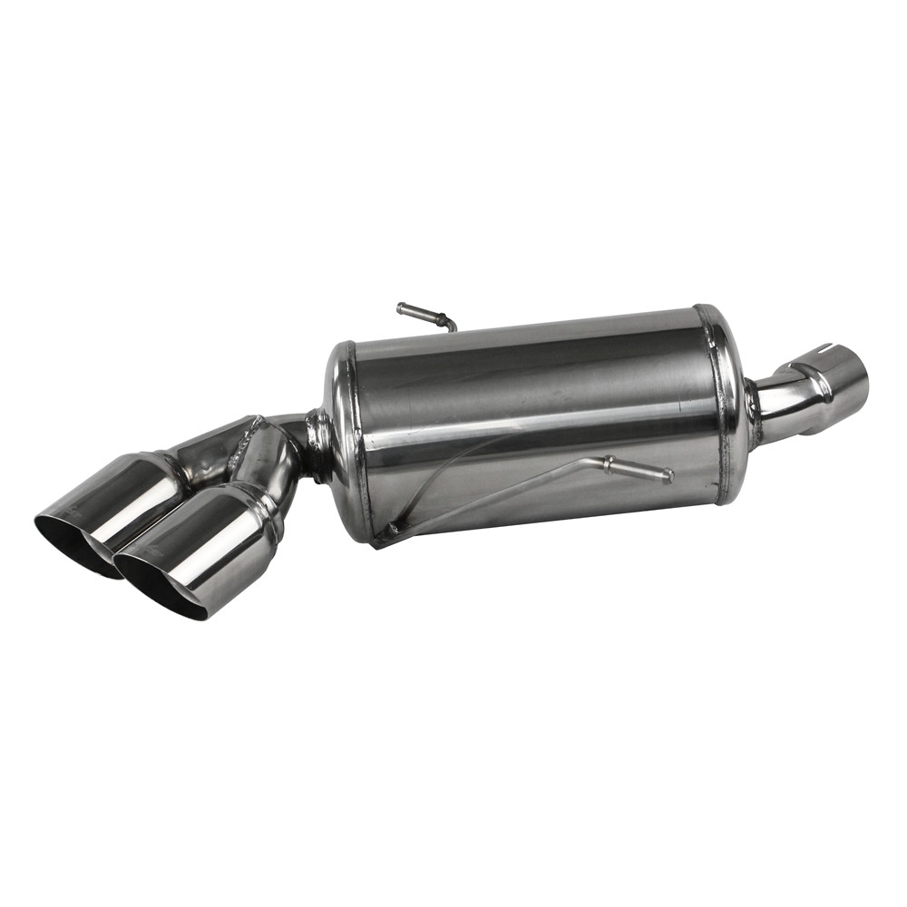 Inoxcar Exhaust Rear Silencer 2X80 RACING BMW E87 serie 1 116i - 118i after 2004 - IC-BME8702RA - BME87.02.RA - 3661768397220