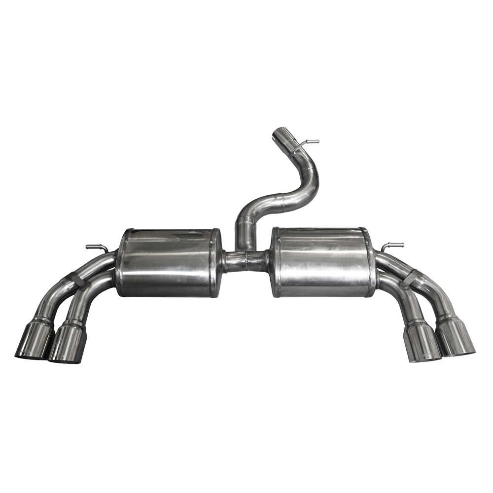 Inoxcar Exhaust Rear Silencer 2X80 RACING right+left AUDI A3 (Type 8V) SPORTBACK S3 2.0i TFSI (300HP) after 2013 - IC-AUS30180RA - AUS3.01.80RA - 3661768102206
