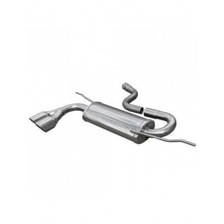 Inoxcar Exhaust Rear Silencer 2X80 RACING SEAT LEON II (Type 1P) 1.4 Tsi (125HP) after 2010