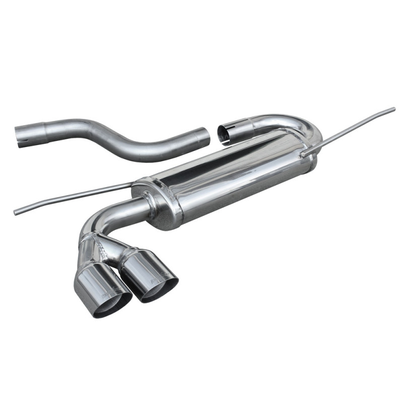 Scarico Inoxcar Silenziatore Terminale 2X80 RACING VOLKSWAGEN GOLF 6 1.4 TSI (122CV) dopo il 2008 - IC-WGO42RA - WGO.42.RA - 3661768617526