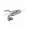 Inoxcar Exhaust Rear Silencer 2X80 RACING VOLKSWAGEN GOLF 6 1.4 TSI (122HP) after 2008