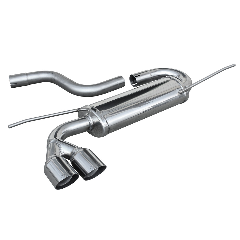 Inoxcar Exhaust Rear Silencer 2X80 RACING VOLKSWAGEN GOLF 6 1.4 TSI (122HP) after 2008 - IC-WGO42RA - WGO.42.RA - 3661768617526