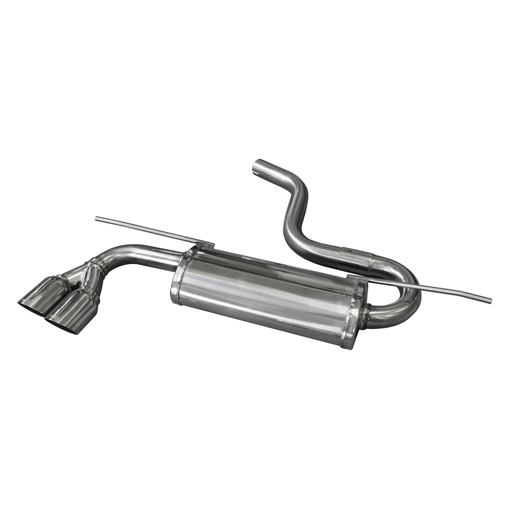 Inoxcar Exhaust Rear Silencer 2X80 RACING VOLKSWAGEN GOLF 7 1.4 (125HP) after 2013 - IC-WGO55RA - WGO.55.RA - 3661768399026