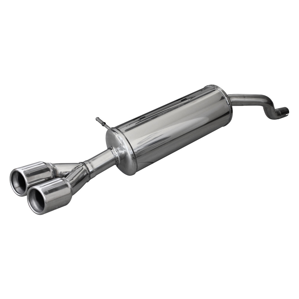 Inoxcar Exhaust Rear Silencer 2X80 RENAULT CLIO 4 1.2 GT (120HP) after 2013 - IC-RECL3580 - RECL.35.80 - 3661768678978
