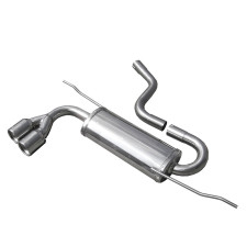Uitlaat Inoxcar Achterdemper 2X80 SEAT LEON II Type 1P 1.9 TDI 105HP na 2005 diam 55 - IC-SELE1180 - SELE.11.80 - 3661768344095