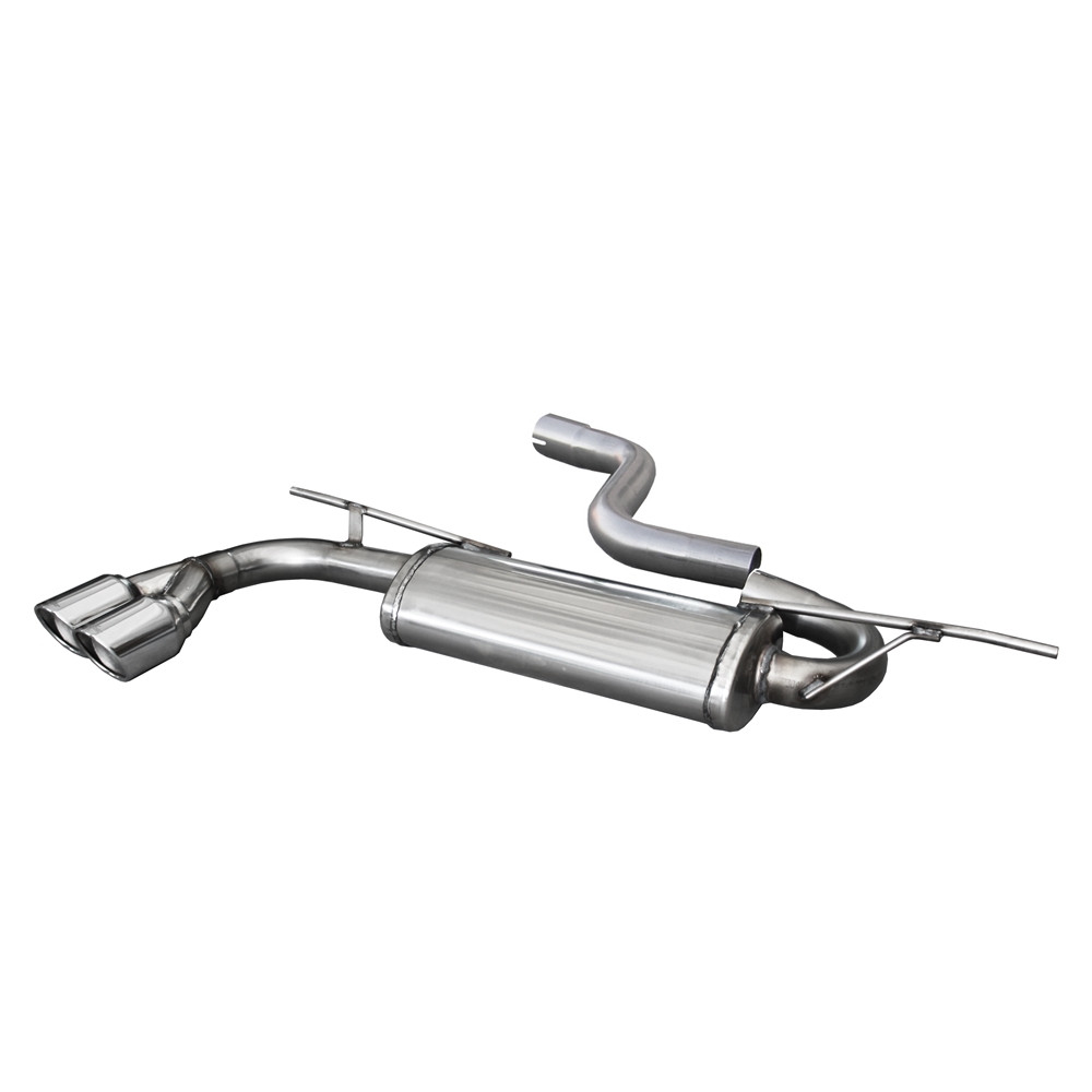 Inoxcar Exhaust Rear Silencer 2X80 X-RACE AUDI A3 (Type 8V) SPORTBACK 1.8 TFSI (180HP) after 2013 - IC-OVAU25XR80 - OVAU.25.XR80 - 3661768308165